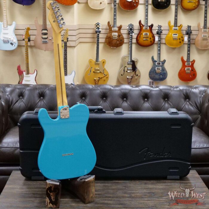 Fender American Professional II Telecaster Maple Fingerboard Miami Blue - Image 8
