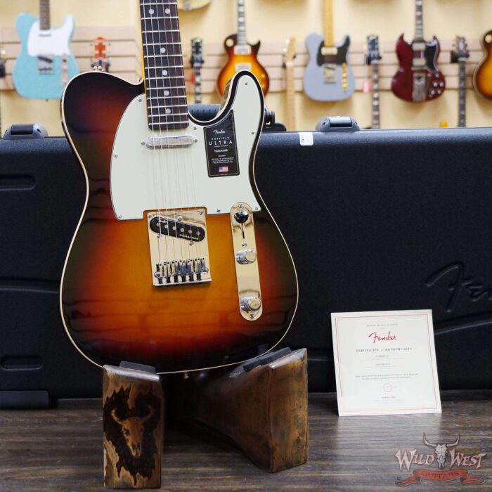 Fender American Ultra Telecaster Rosewood Fingerboard Ultraburst (3 Tone Sunburst) - Image 8