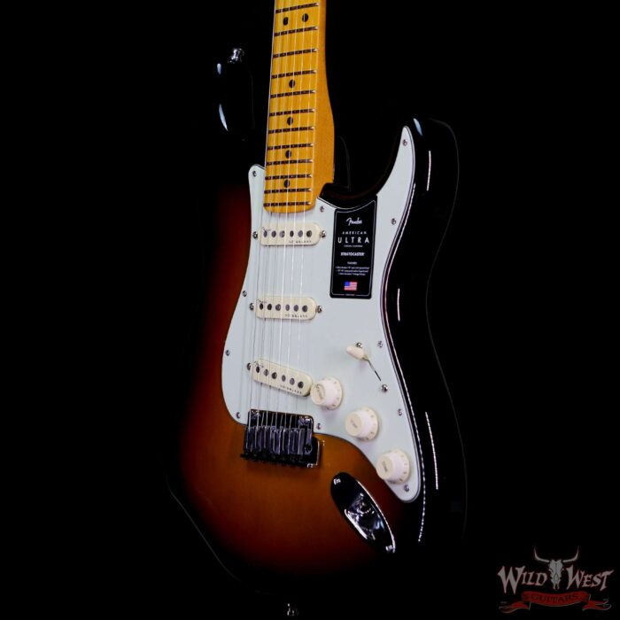 Fender American Ultra Stratocaster SSS Maple Fingerboard with S-1 Switch Ultraburst - Image 2