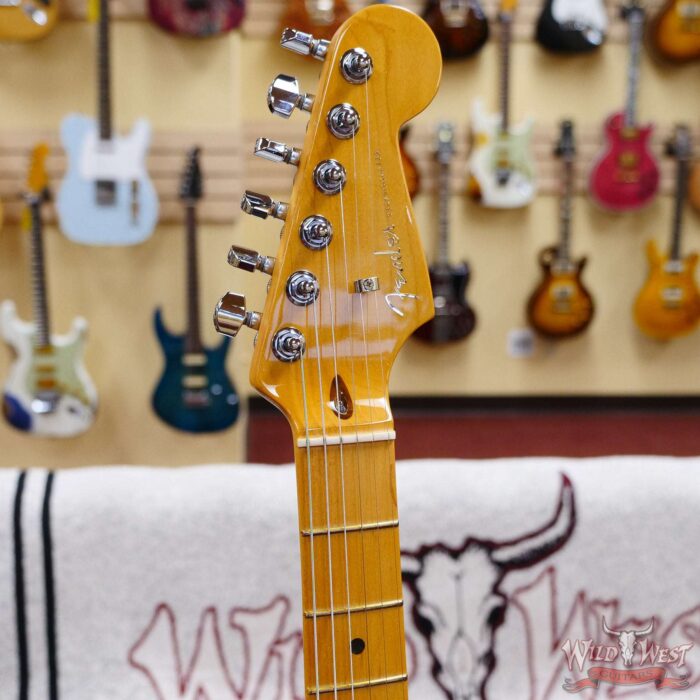 Fender American Ultra Stratocaster SSS Maple Fingerboard with S-1 Switch Texas Tea - Image 7