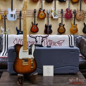 Fender 75th Anniversary Commemorative Ash Telecaster Maple Fingerboard 2-Color Bourbon Burst - Image 6