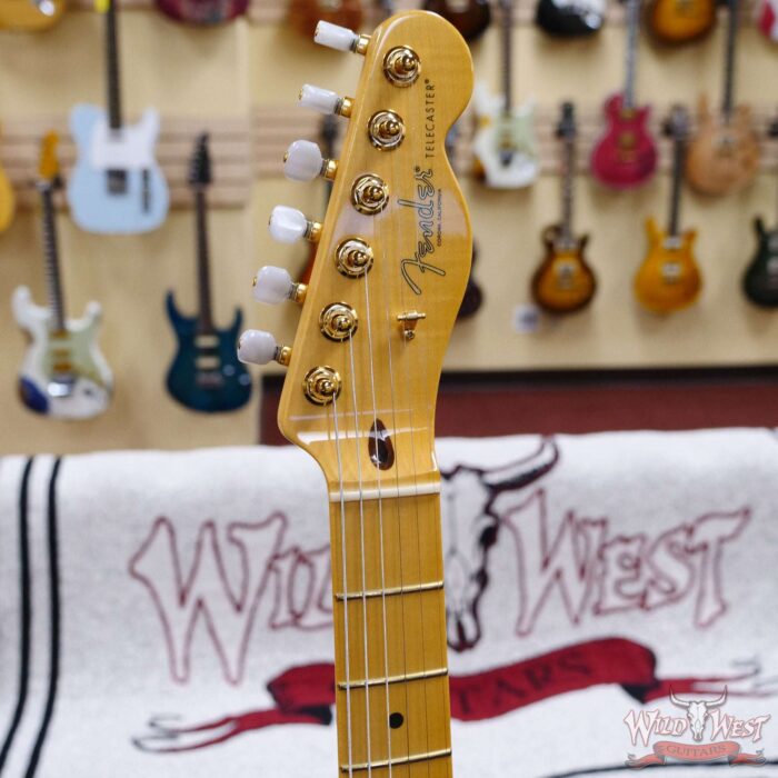 Fender 75th Anniversary Commemorative Ash Telecaster Maple Fingerboard 2-Color Bourbon Burst - Image 7