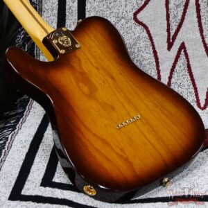 Fender 75th Anniversary Commemorative Ash Telecaster Maple Fingerboard 2-Color Bourbon Burst - Image 11