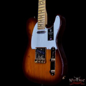 Fender 75th Anniversary Commemorative Ash Telecaster Maple Fingerboard 2-Color Bourbon Burst - Image 2