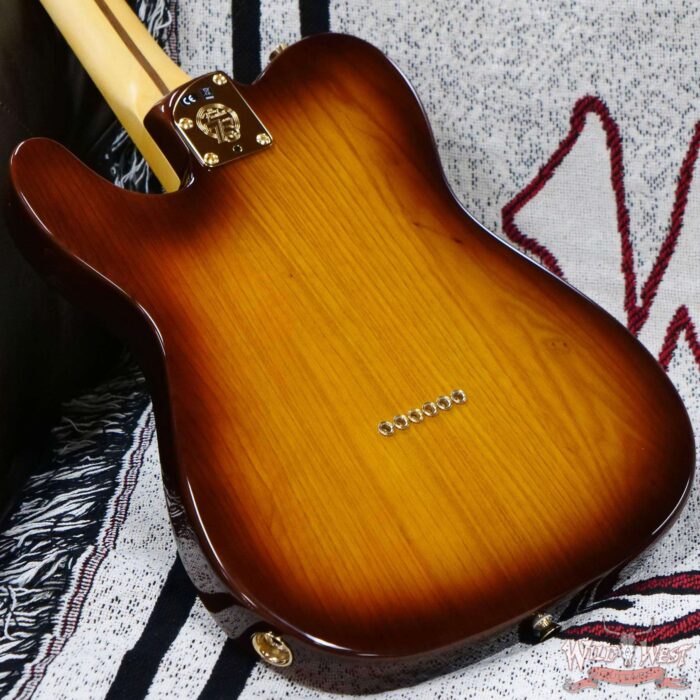 Fender 75th Anniversary Commemorative Ash Telecaster Maple Fingerboard 2-Color Bourbon Burst - Image 11