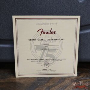 Fender 75th Anniversary Commemorative Ash Telecaster Maple Fingerboard 2-Color Bourbon Burst - Image 12