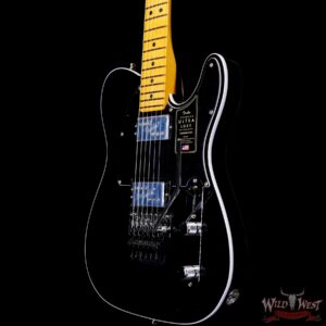 Fender American Ultra Luxe Telecaster Floyd Rose HH Maple Fingerboard Mystic Black - Image 2