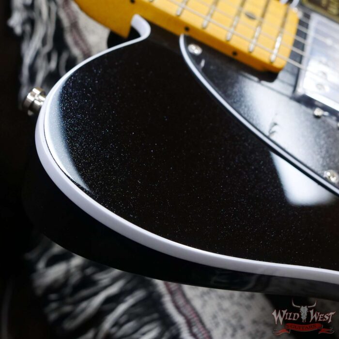 Fender American Ultra Luxe Telecaster Floyd Rose HH Maple Fingerboard Mystic Black - Image 7