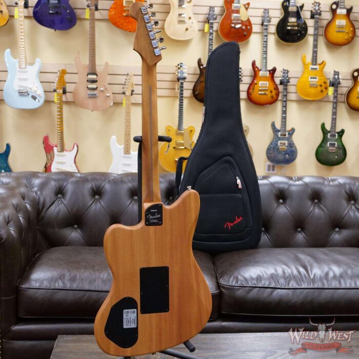 Fender American Acoustasonic Jazzmaster Ebony Fingerboard Ocean Turquoise - Image 9