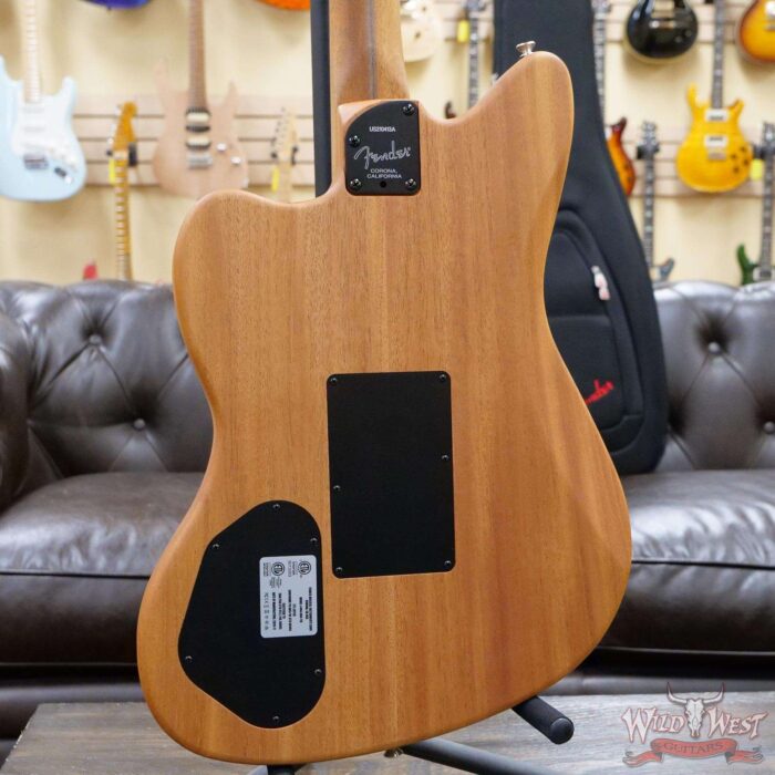 Fender American Acoustasonic Jazzmaster Ebony Fingerboard Ocean Turquoise - Image 11
