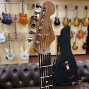 Fender American Acoustasonic Jazzmaster Ebony Fingerboard Tobacco Sunburst - Image 6