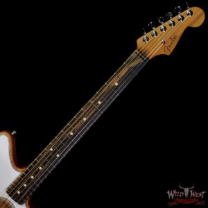 Fender American Acoustasonic Jazzmaster Ebony Fingerboard Arctic White - Image 4