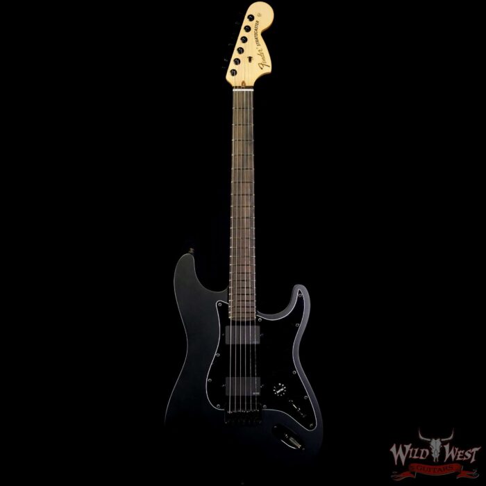 Fender USA Jim Root Stratocaster Ebony Fingerboard Flat Black - Image 3