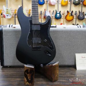 Fender USA Jim Root Stratocaster Ebony Fingerboard Flat Black - Image 8