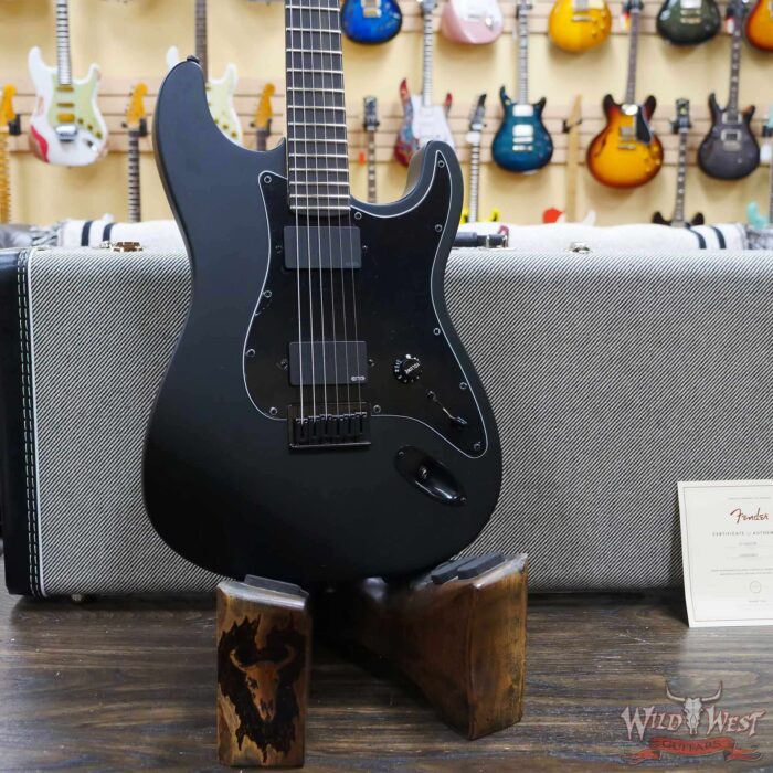 Fender USA Jim Root Stratocaster Ebony Fingerboard Flat Black - Image 8