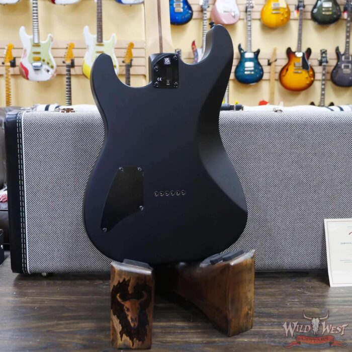 Fender USA Jim Root Stratocaster Ebony Fingerboard Flat Black - Image 11