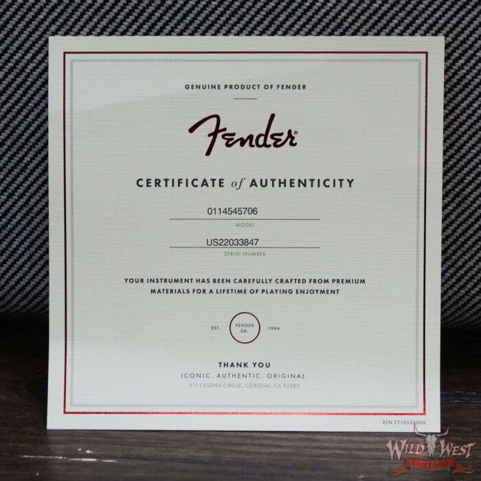 Fender USA Jim Root Stratocaster Ebony Fingerboard Flat Black - Image 12