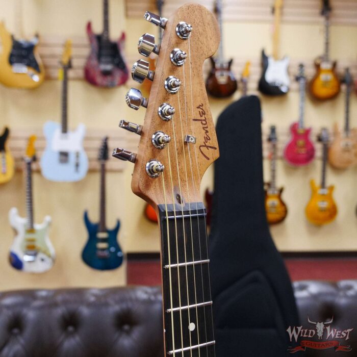Fender American Acoustasonic Jazzmaster Ebony Fingerboard Tobacco Sunburst - Image 7
