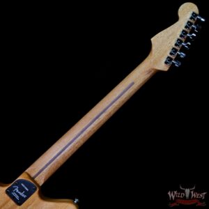 Fender American Acoustasonic Jazzmaster Ebony Fingerboard Arctic White - Image 5