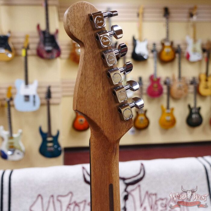 Fender American Acoustasonic Jazzmaster Ebony Fingerboard Arctic White - Image 10