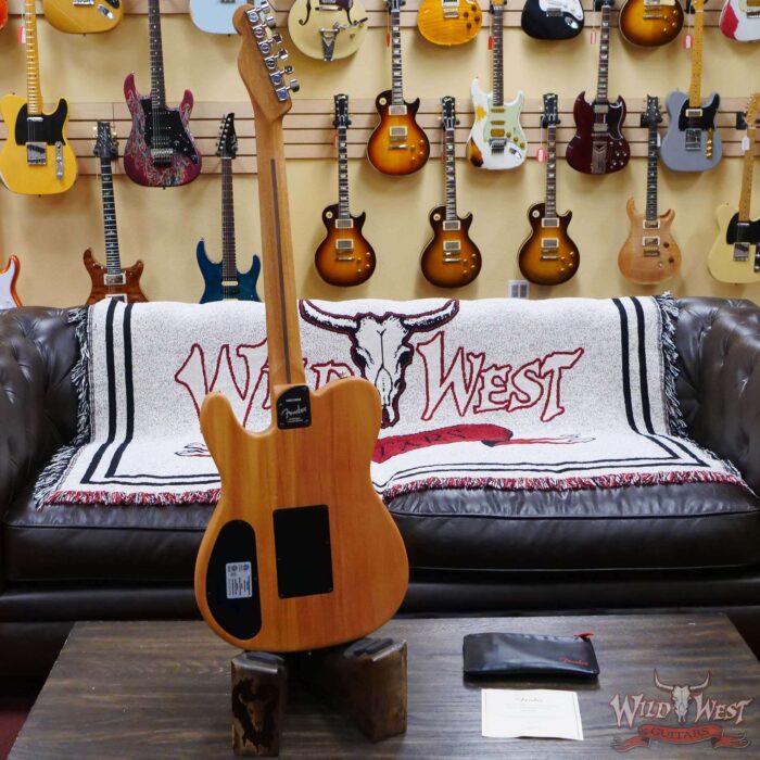 Fender American Acoustasonic Telecaster Ebony Fingerboard Pink Paisley 4.80 LBS US221860A - Image 9
