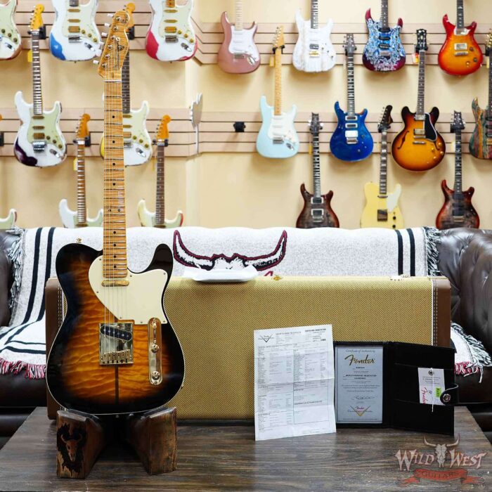 Fender Custom Shop Artist Series Merle Haggard Telecaster 2-Color Sunburst 7.30 LBS - Image 6