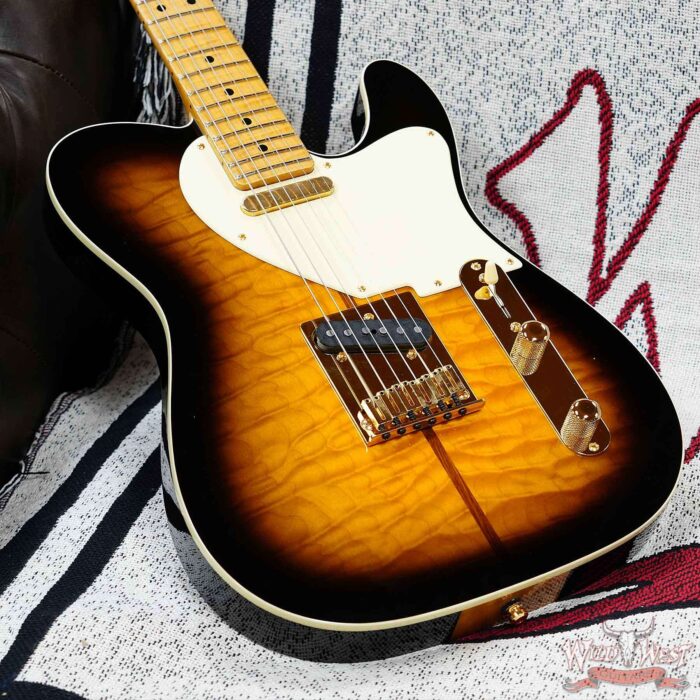 Fender Custom Shop Artist Series Merle Haggard Telecaster 2-Color Sunburst 7.30 LBS - Image 7