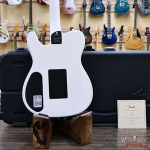 Fender Limited Edition FINNEAS American Acoustasonic® Telecaster® Ebony Fingerboard Satin Arctic White 5.15 LBS with Hardshell Case - Image 10