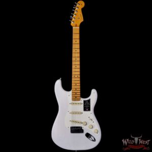 Fender American Ultra Luxe Vintage ‘50s Stratocaster Ash Body Maple Fingerboard White Blonde 8.1 lbs - Image 3