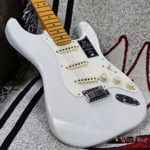 Fender American Ultra Luxe Vintage ‘50s Stratocaster Ash Body Maple Fingerboard White Blonde 8.1 lbs - Image 8