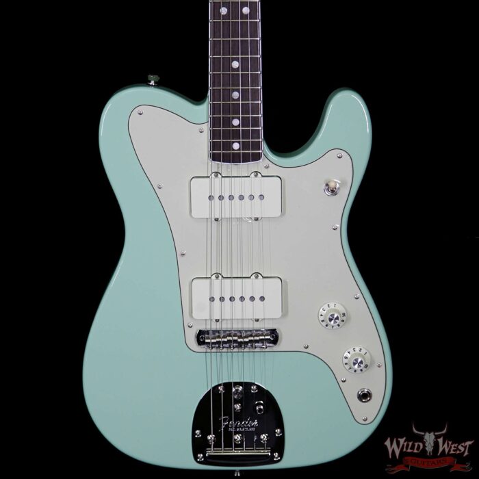 Fender USA Limited Edition Parallel Universe Jazz Telecaster Rosewood Fretboard Surf Green - Image 3