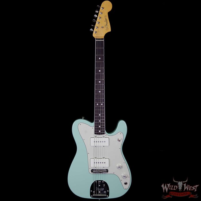 Fender USA Limited Edition Parallel Universe Jazz Telecaster Rosewood Fretboard Surf Green - Image 5