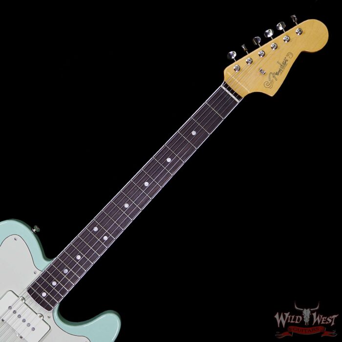Fender USA Limited Edition Parallel Universe Jazz Telecaster Rosewood Fretboard Surf Green - Image 8