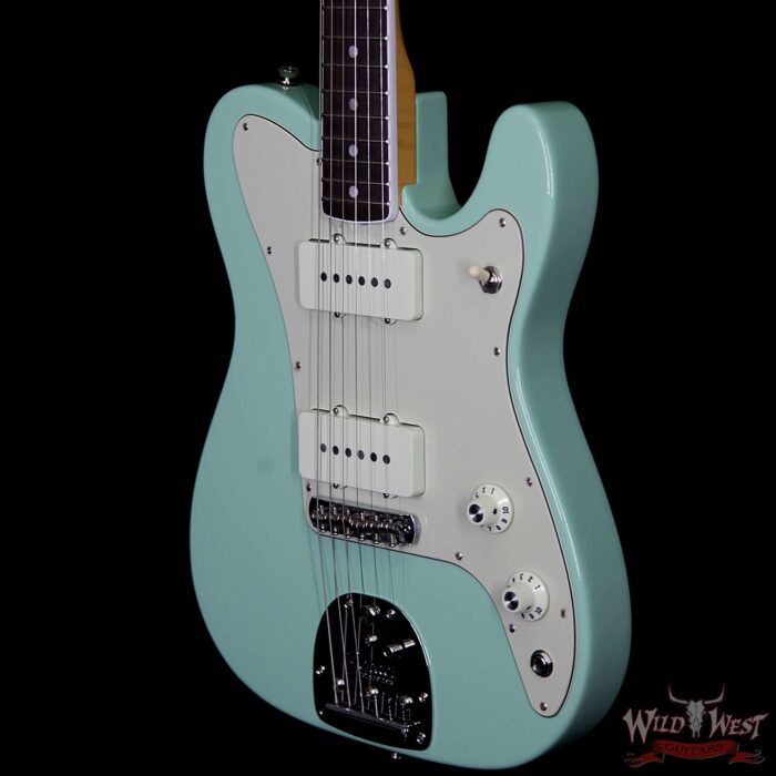 Fender USA Limited Edition Parallel Universe Jazz Telecaster Rosewood Fretboard Surf Green - Image 2