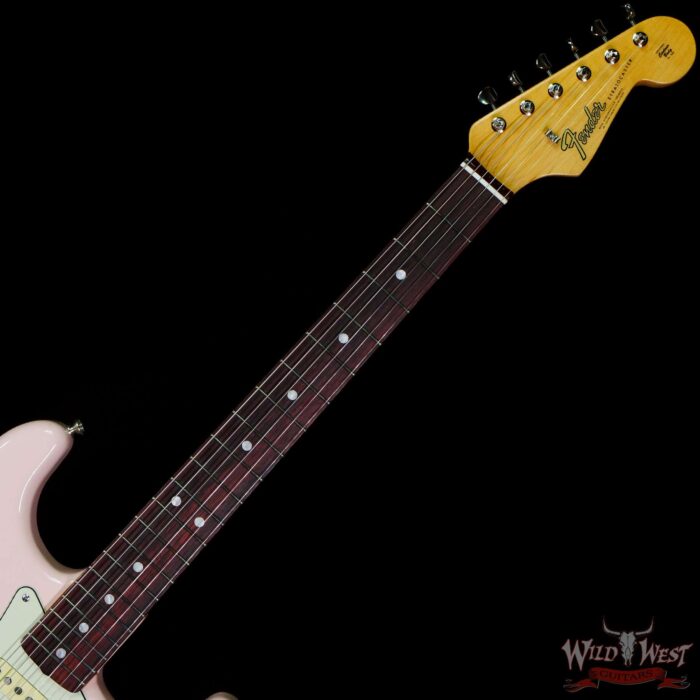 Fender American Original ‘60s Stratocaster Rosewood Fingerboard Shell Pink - Image 4