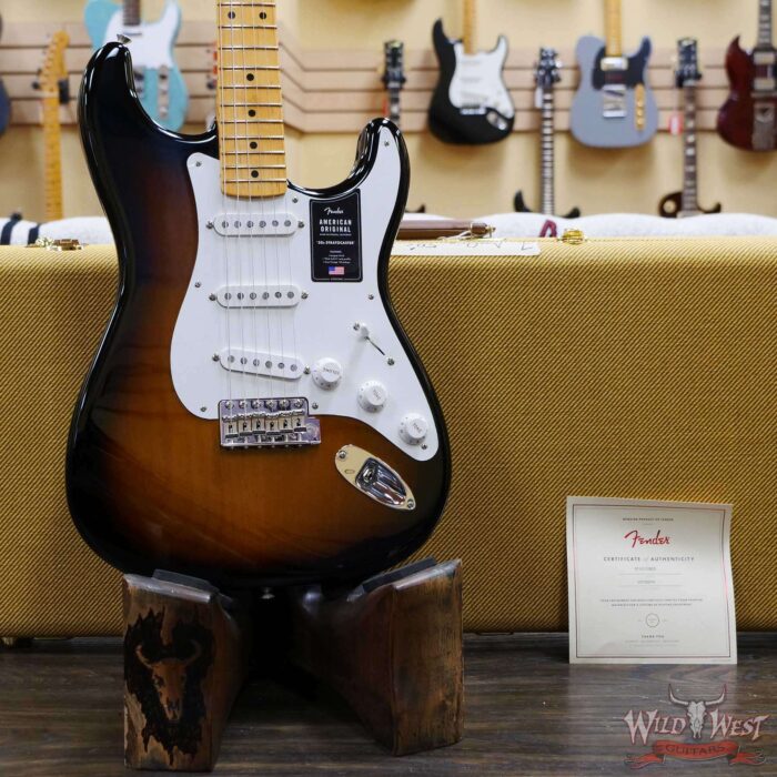 Fender American Original ‘50s Stratocaster Maple Fingerboard 2-Color Sunburst - Image 8