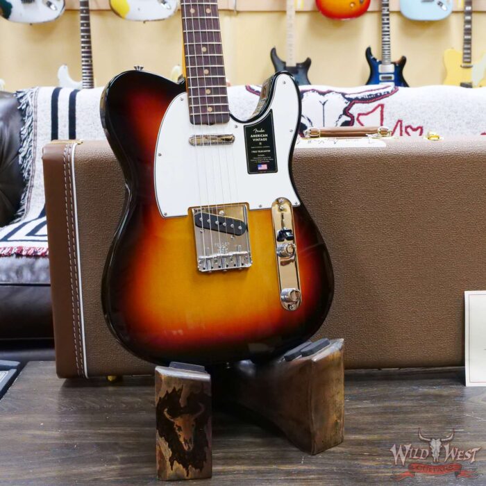 Fender American Vintage II 1963 Telecaster Rosewood Fingerboard 3-Color Sunburst - Image 6