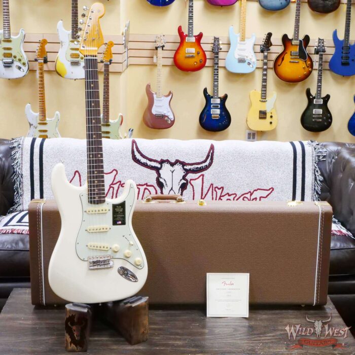 Fender American Vintage II 1961 Stratocaster Rosewood Fingerboard Olympic White - Image 4