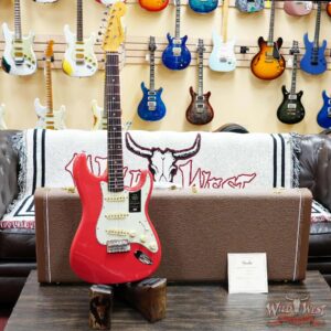 Fender American Vintage II 1961 Stratocaster Rosewood Fingerboard Fiesta Red - Image 4