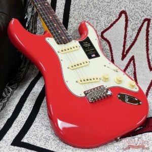 Fender American Vintage II 1961 Stratocaster Rosewood Fingerboard Fiesta Red - Image 6