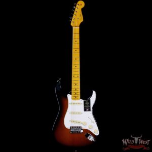 Fender American Vintage II 1957 Stratocaster Maple Neck 2-Color Sunburst 7.75 LBS - Image 3