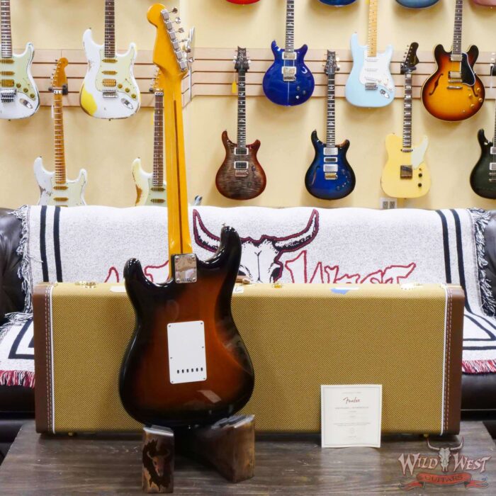 Fender American Vintage II 1957 Stratocaster Maple Neck 2-Color Sunburst 7.75 LBS - Image 7