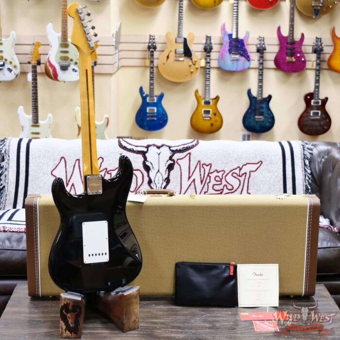 2025 Fender American Vintage II 1957 Stratocaster Maple Fingerboard Black 7.85 LBS - Image 7
