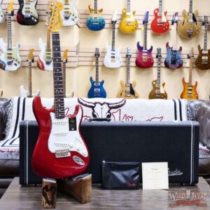 Fender American Vintage II 1965 Stratocaster Rosewood Fingerboard Gloss Nitro Candy Apple Red 7.65 LBS - Image 4
