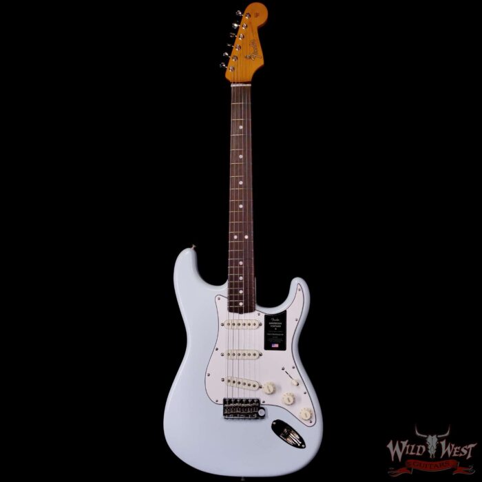 Fender American Vintage II 1965 Stratocaster Rosewood Fingerboard Gloss Nitro Sonic Blue 7.80 LBS - Image 3