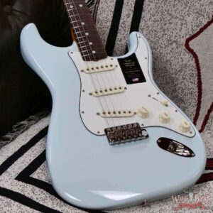 Fender American Vintage II 1965 Stratocaster Rosewood Fingerboard Gloss Nitro Sonic Blue 7.80 LBS - Image 6