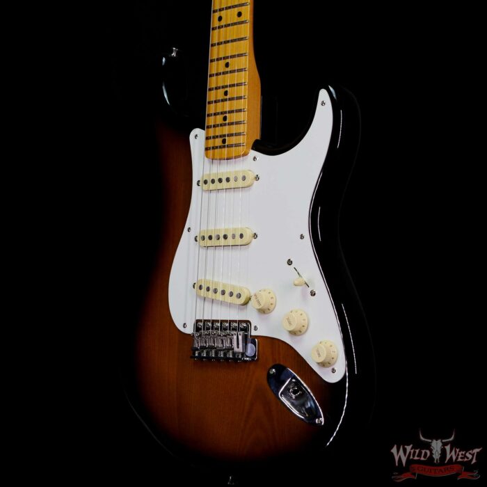 Fender USA Stories Collection Eric Johnson 1954 “Virginia” Stratocaster Maple Fingerboard 2-Color Sunburst VA00589 - Image 2