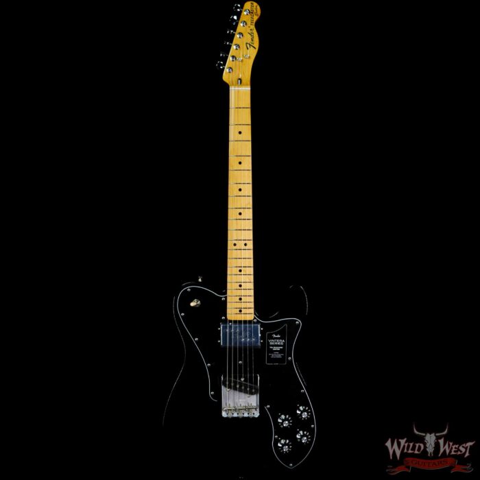 Fender Vintera ‘70s Telecaster Custom Maple Fingerboard Black - Image 3