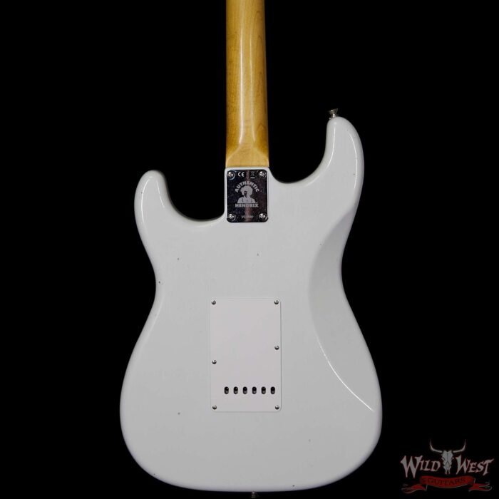 Fender Custom Shop Jimi Hendrix Voodoo Child Signature Stratocaster Journeyman Relic Olympic White VC0480 - Image 9