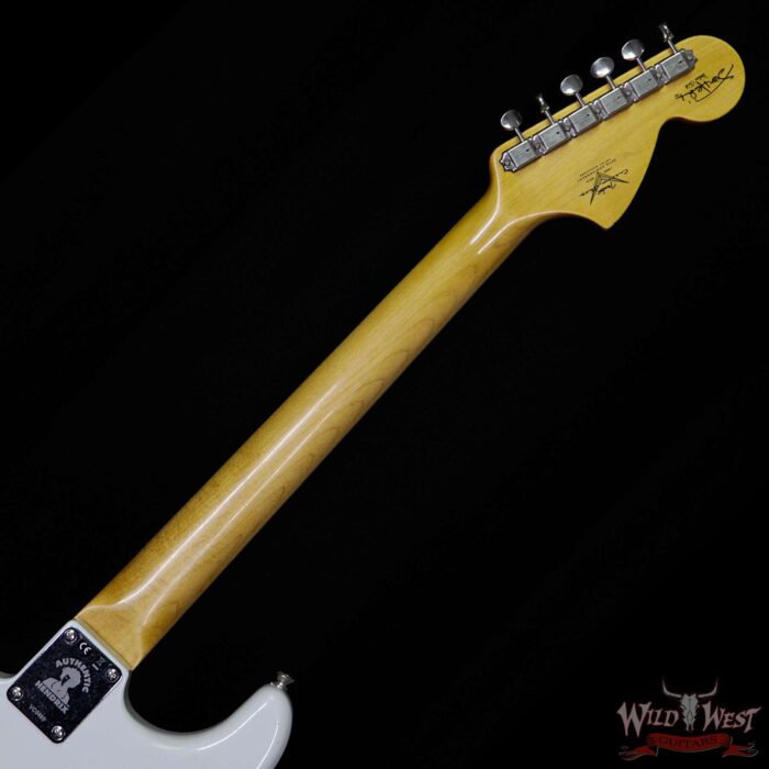 Fender Custom Shop Jimi Hendrix Voodoo Child Signature Stratocaster Journeyman Relic Olympic White VC0480 - Image 7